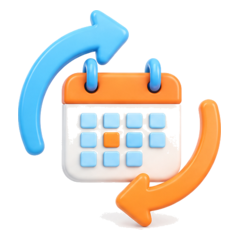 Changes & Rescheduling 3D icon