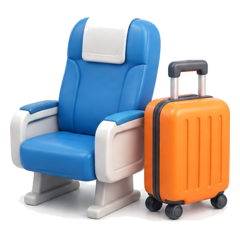 Seats, Meals & Baggage 3D icon