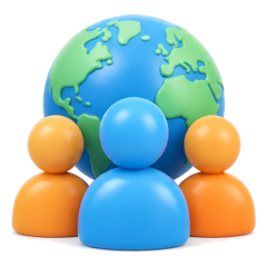 Group & Family Travel 3D icon